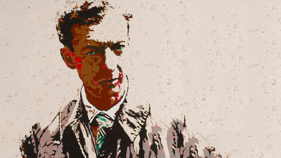 Portrait of Benjamin Britten by Jeffrey Spedding